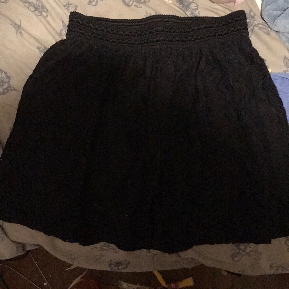 Amy Breyer black lace skirt 16 Xlarge